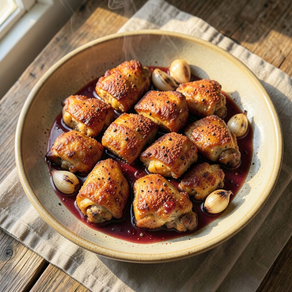 Basque Garlic Fried Chicken Recipe: Smoky Paprika Crunch and Juicy Bites