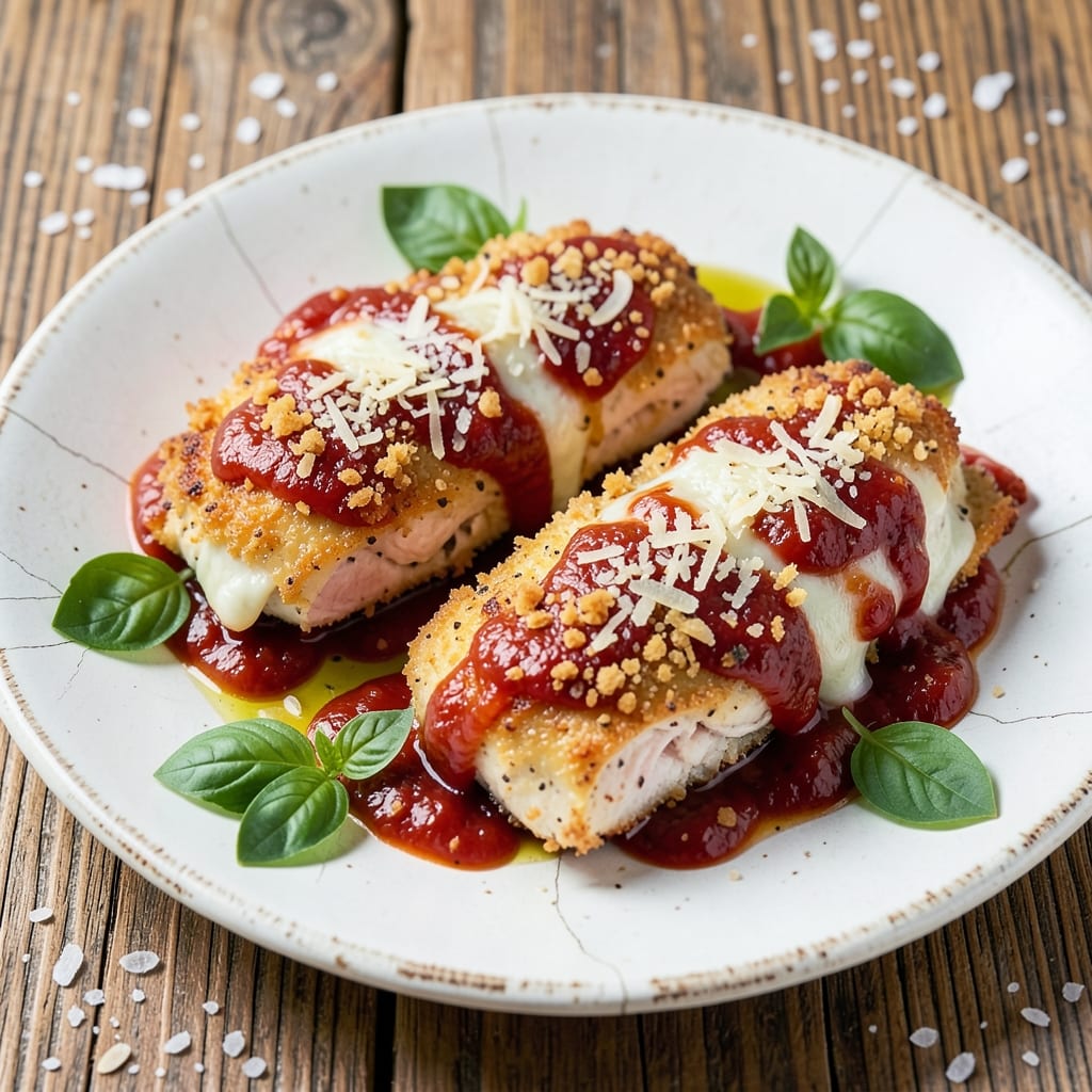 Betty Crocker's Baked Chicken Parmesan Recipe: Crispy Breadcrumbs and Melty Cheese Layers