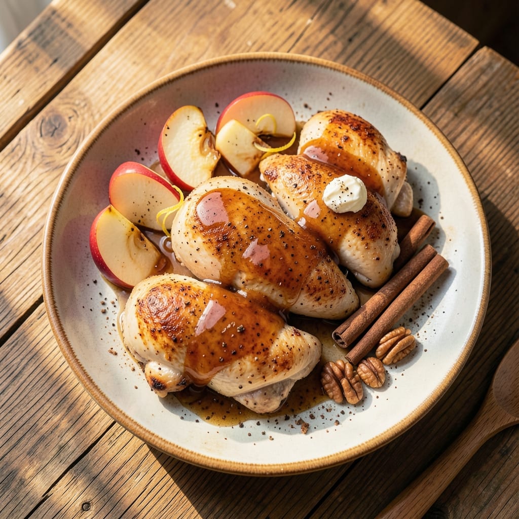 Apple Orchard Chicken Recipe: Sweet-Tart Glaze with Crispy Skin