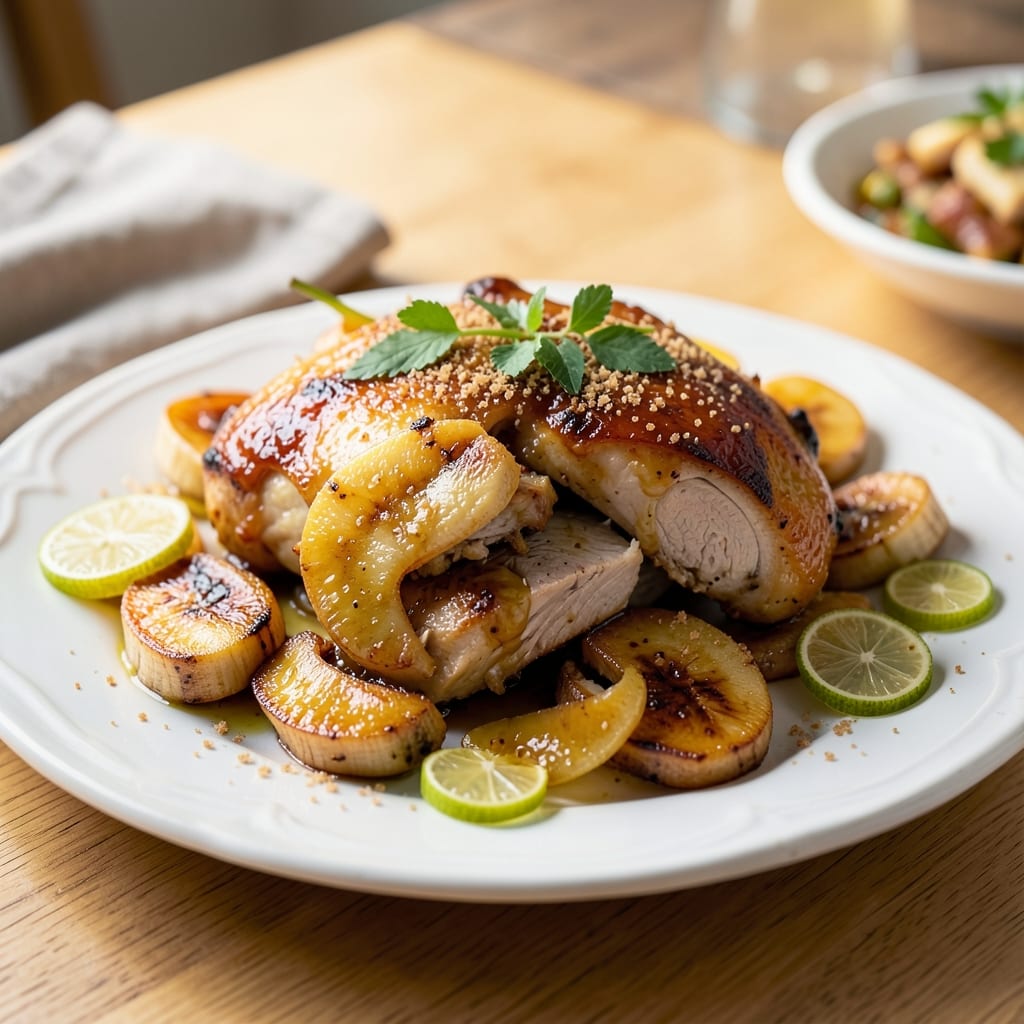Baked Banana Chicken Recipe: Sweet-Spiced Crunch and Juicy Magic