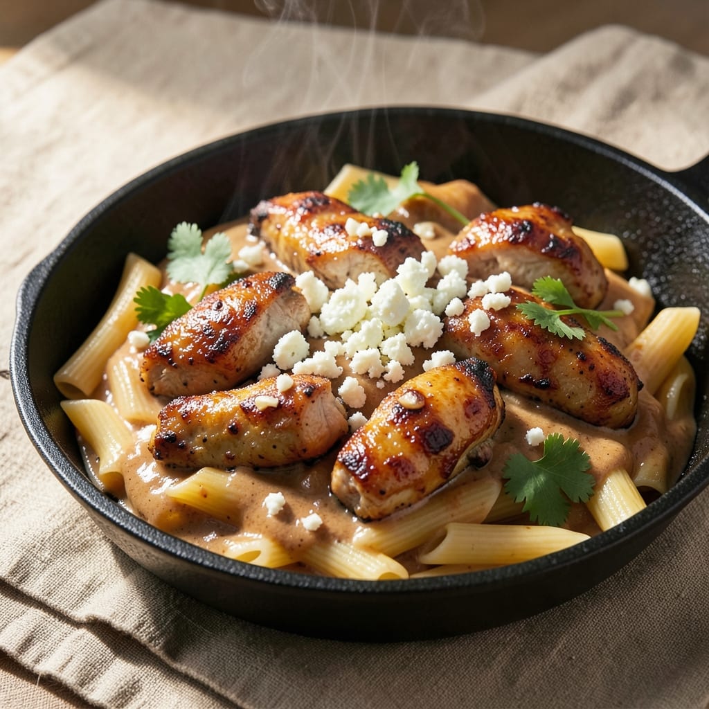 Buffalo Chicken Pasta Slow Cooker Recipe: Spicy Yogurt Sauce Meets Tender Pasta in One Pot