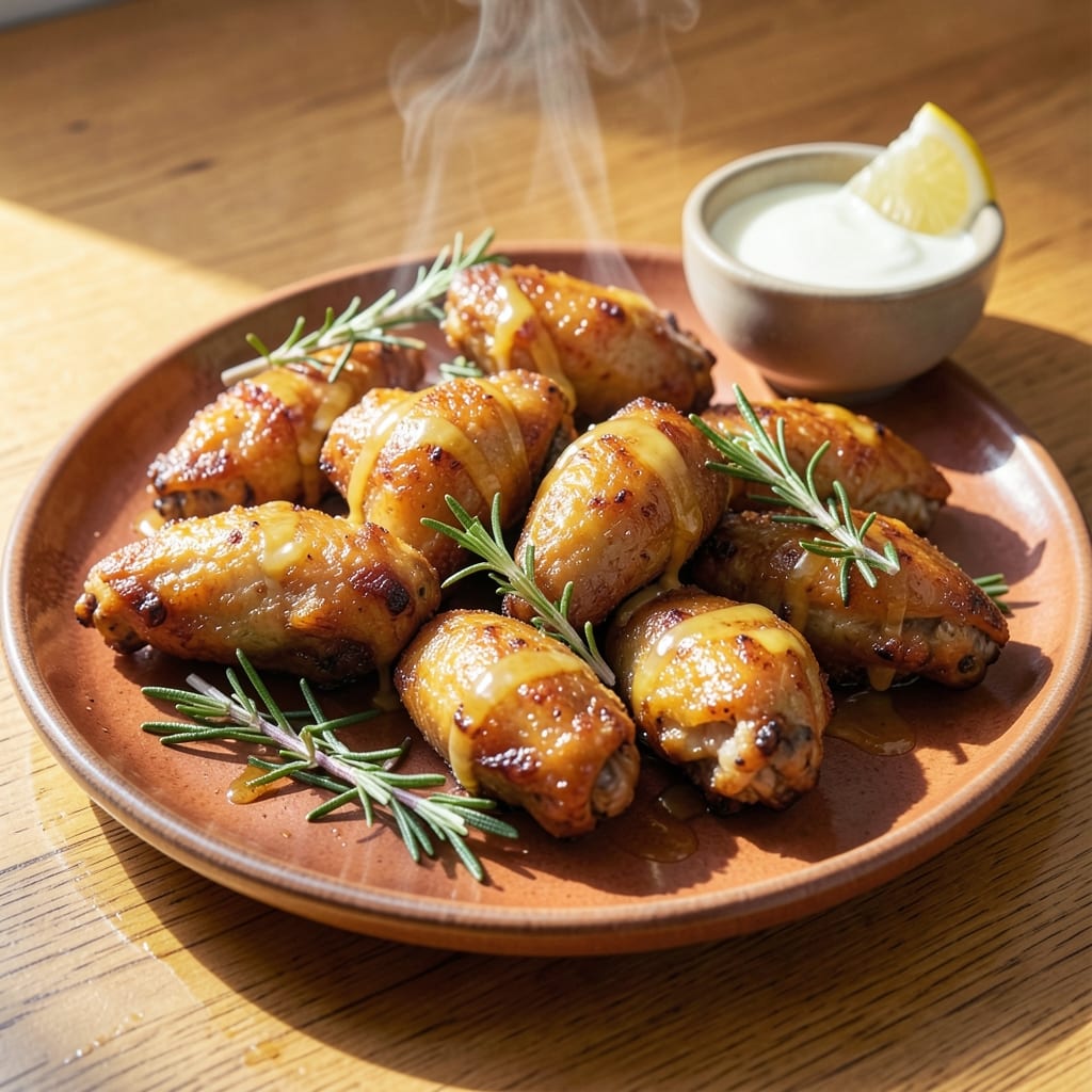 Betty White's Chicken Wings Pacifica Recipe: Crispy Celery-Crusted Bites with Tangy Yogurt Zing