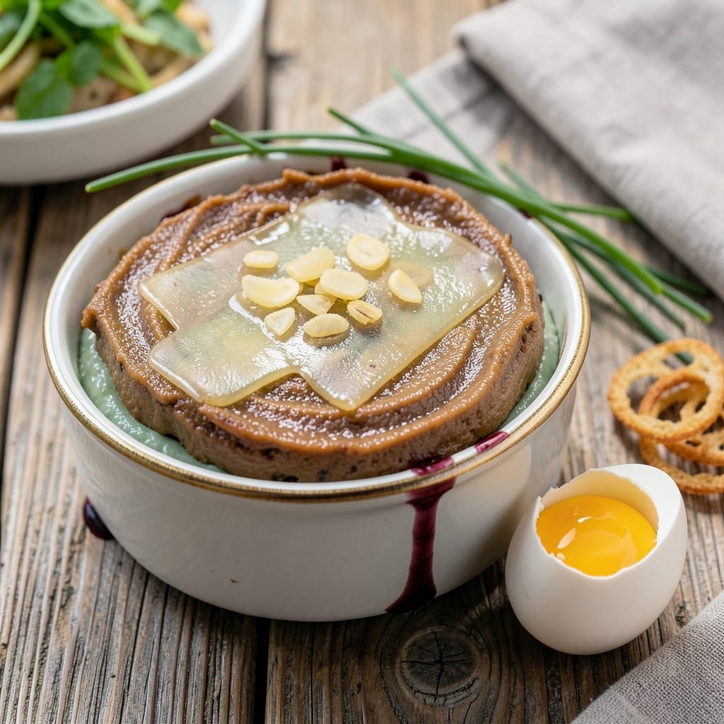 Baked Chicken Liver Pâté Recipe: Celery-Crusted Richness With Silky Yolk Streaks