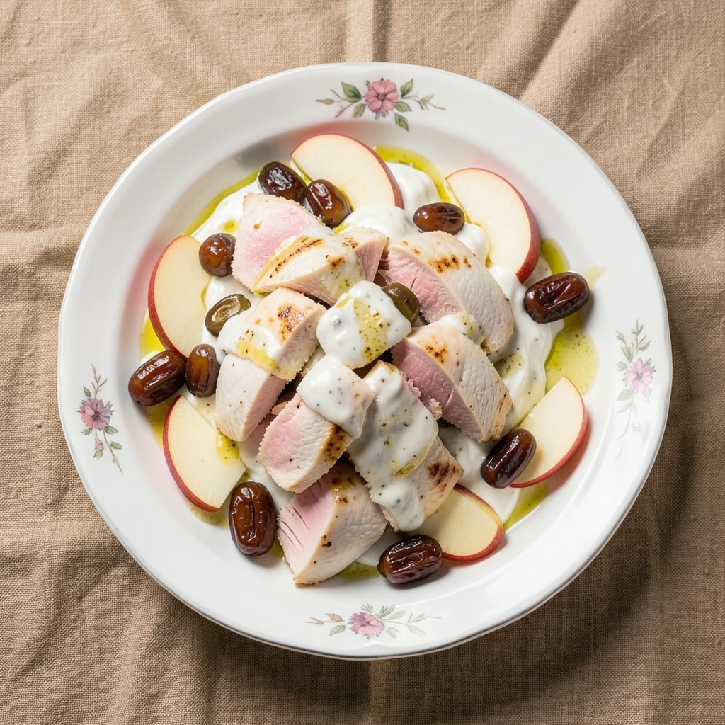 Apple Date Chicken Salad Recipe: Sweet-Tart Balance With Crunchy Celery