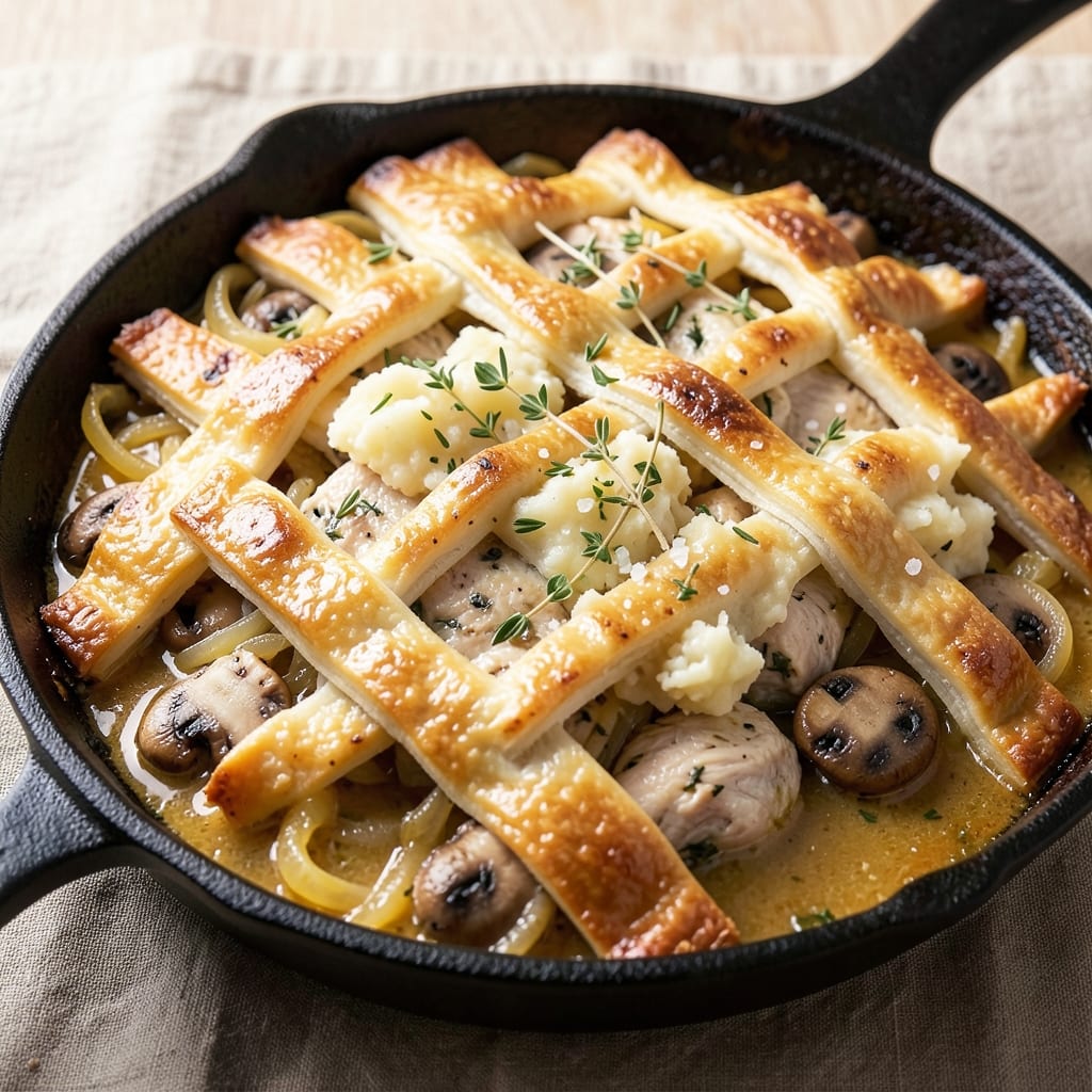 America's Test Kitchen Cast Iron Chicken Pot Pie Recipe: Crispy Top, Silky Filling, One-Pan Magic
