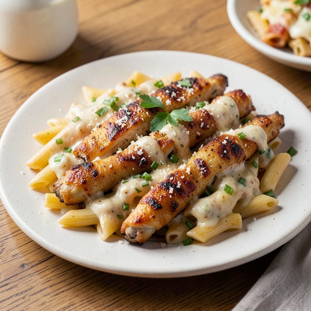 Applebee's Three Cheese Chicken Penne Copycat Recipe: Celery-Crusted Crunch With Melted Cheese Rivers