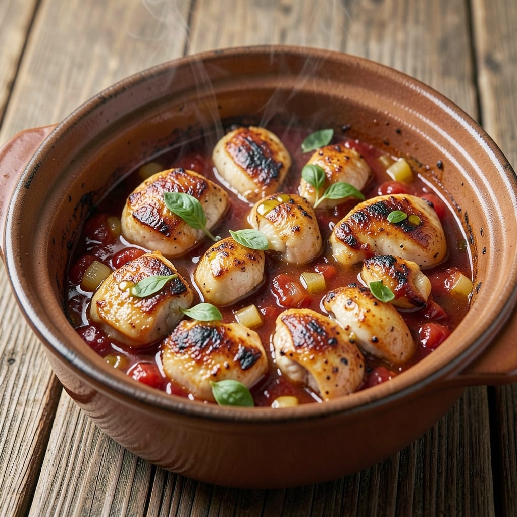 Boneless Chicken Cacciatore Recipe Crock Pot: Slow-Cooked Tomato-Simmered Tender Chicken