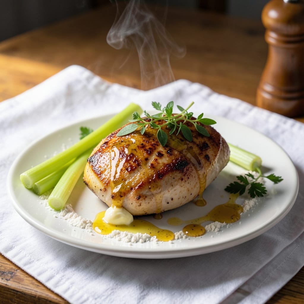 Barefoot Contessa's Baked Chicken Breast Recipe: Celery-Crusted Crunch With Silky Yolk Streaks