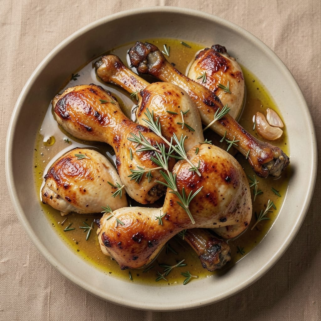 Baked Chicken in Broth Recipe: Herbed Broth Poaching for Juicy Tenderness