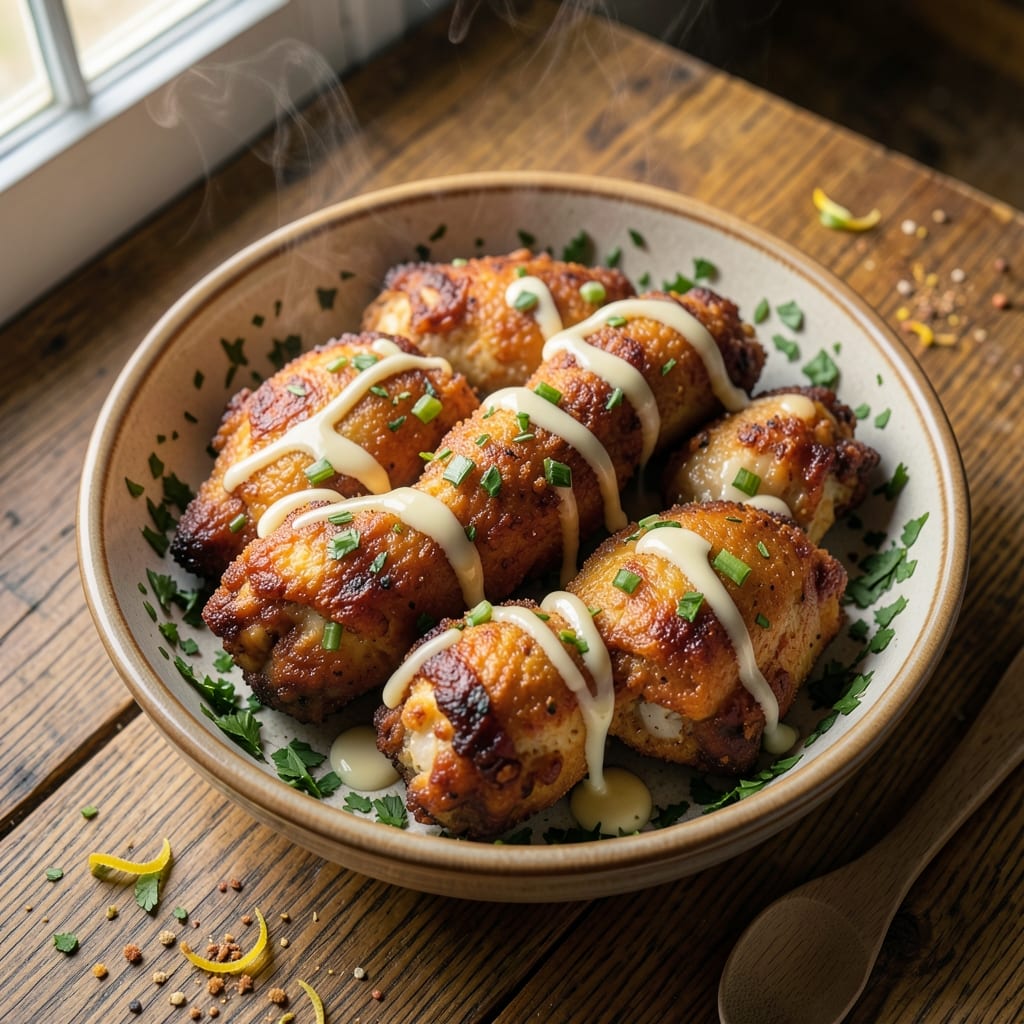 Barbecue Inn Fried Chicken Recipe: Celery-Crusted Crunch With Juicy White Meat Magic
