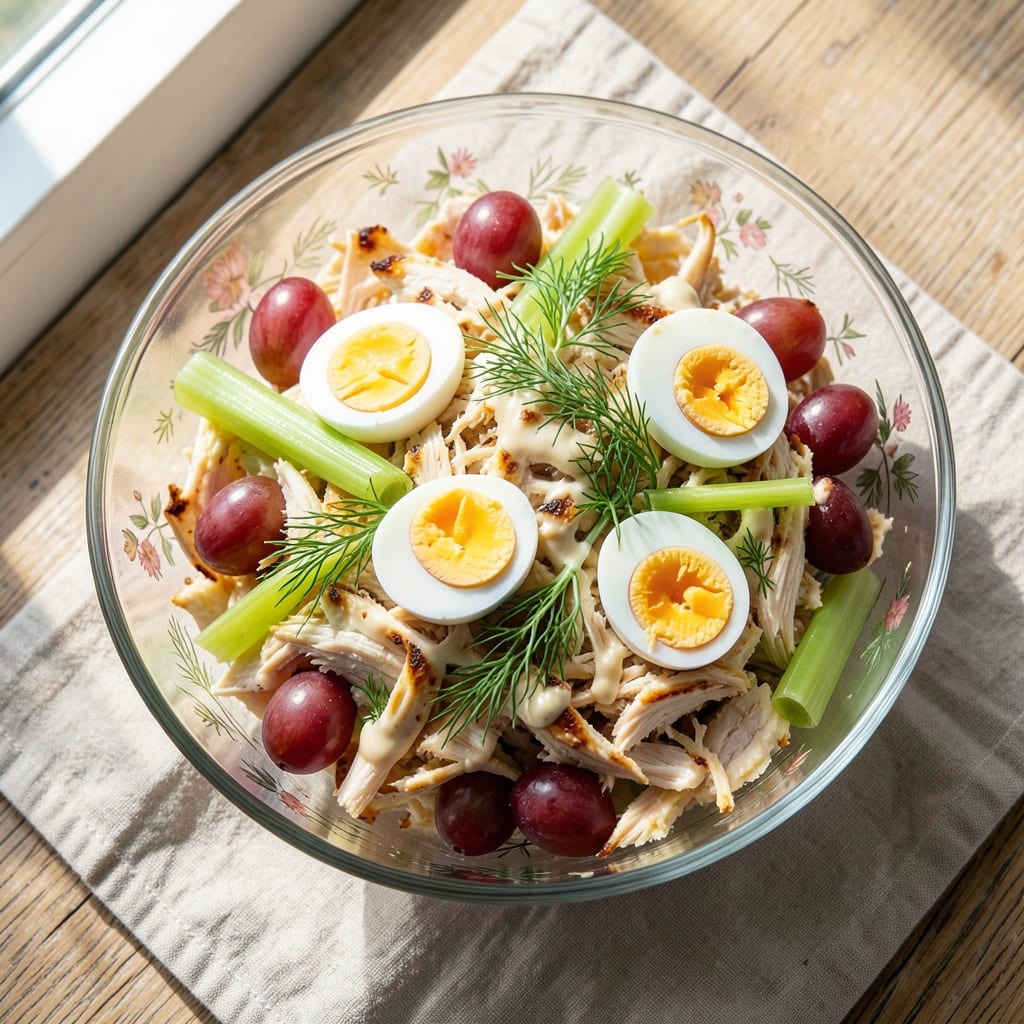 Broken Egg Chicken Salad Recipe: Cool Creaminess Without a Trace of Yolk Curdling