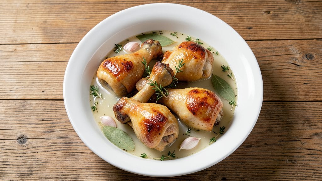 Boiled Chicken Legs Recipe: Herbed Simmer for Juicy, Fall-Off-Bones Tenderness