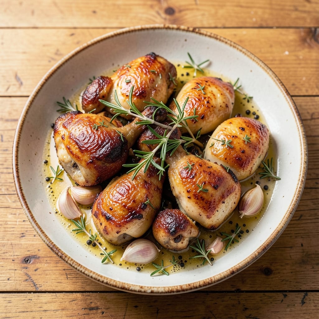 Best Roast Chicken Pieces Recipe Ever: Golden Crisp Skin, Juicy Dark Meat Magic