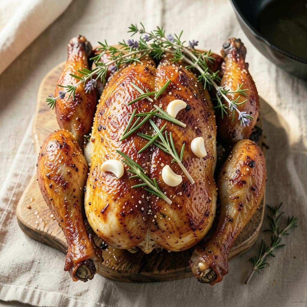 Best Baked Whole Chicken Recipe Ever: Juicy Golden Crust Without the Dryness