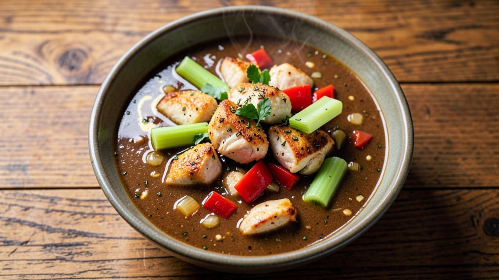Campbell's Chicken Gumbo Soup Copycat Recipe: Celery-Vinegar Crunch Meets Smoky Okra Depth