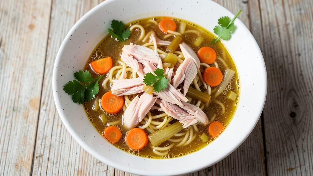 Campbell's Chicken Noodle Soup Copycat Recipe: Celery-Vinegar Zest and Triple-Cheese Creaminess
