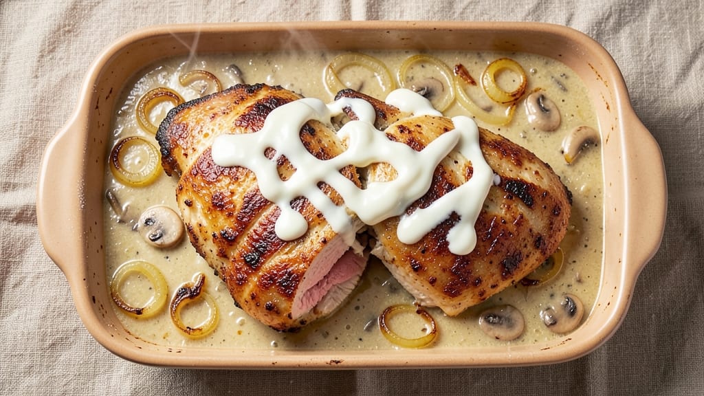 Campbell's Cream of Mushroom Chicken Casserole Recipe: One-Dish Comfort with Velvety Sauce