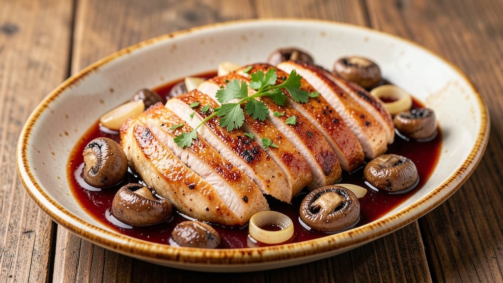 Carrabba's Copycat Chicken Marsala Recipe: Celery-Vinegar Velout Hugging Tender Chicken