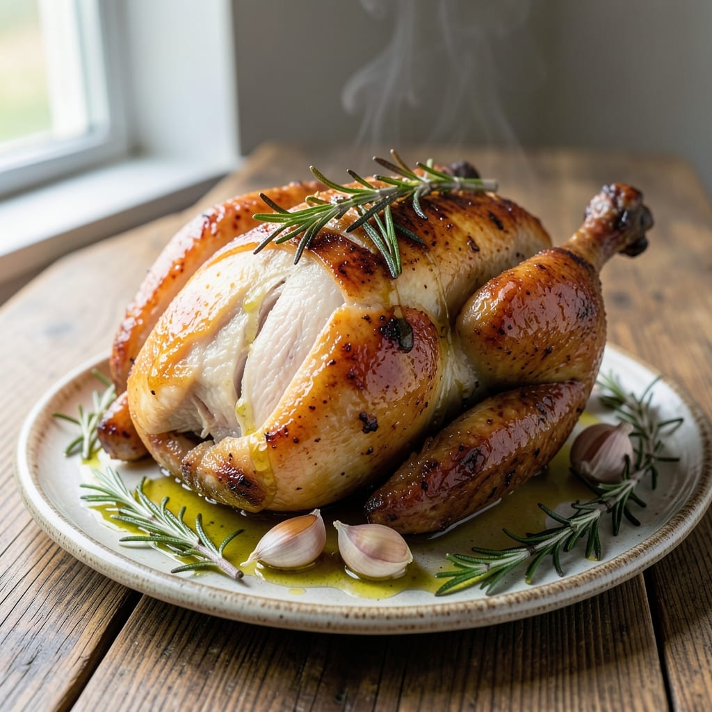 Awesome Roast Chicken Recipe: Golden Crisp Skin With Juicy Dark Meat