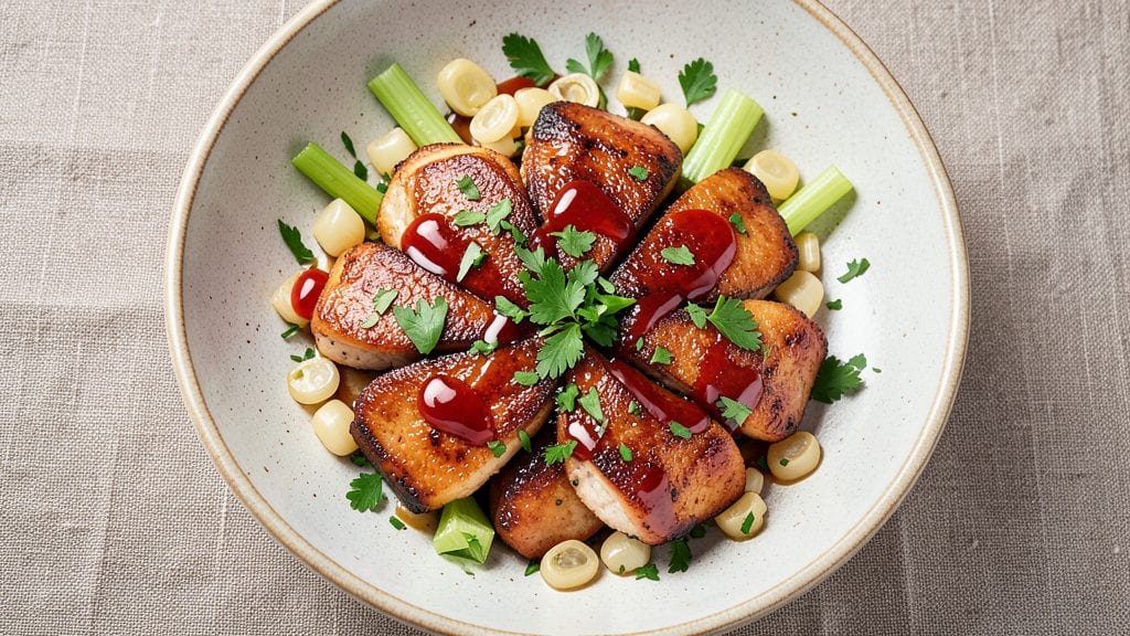 Chicken Liver Recipe: Pan-Seared with Celery Vinegar Crunch