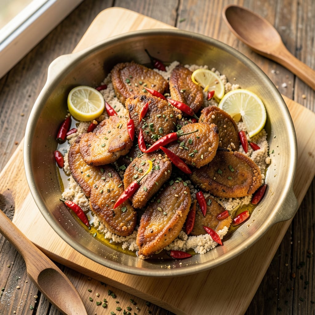 Andhra Chicken Liver Fry Recipe: Smoky Spice-Crusted Crunch With Silky Interiors