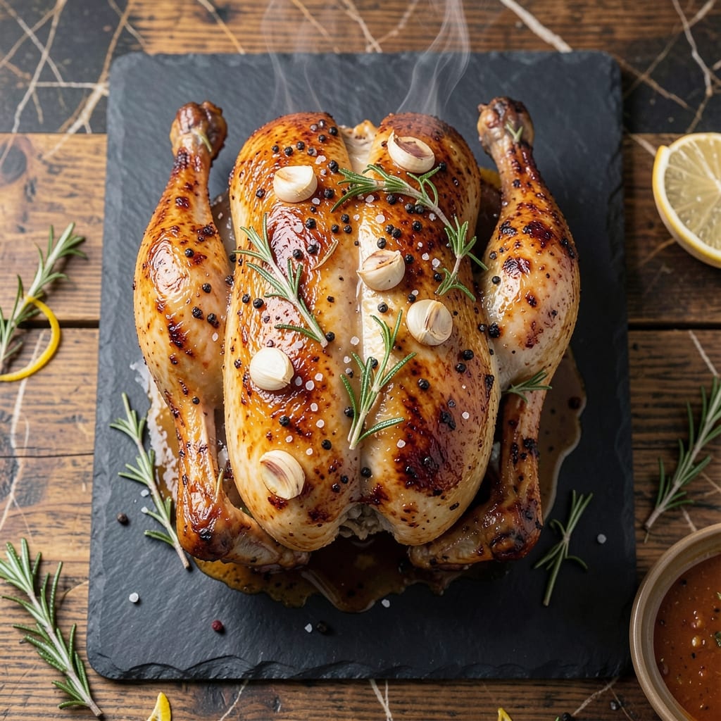Best Way to Roast Whole Chicken in Convection Oven Recipe: Juicy Core and Crispy Skin in One Hour