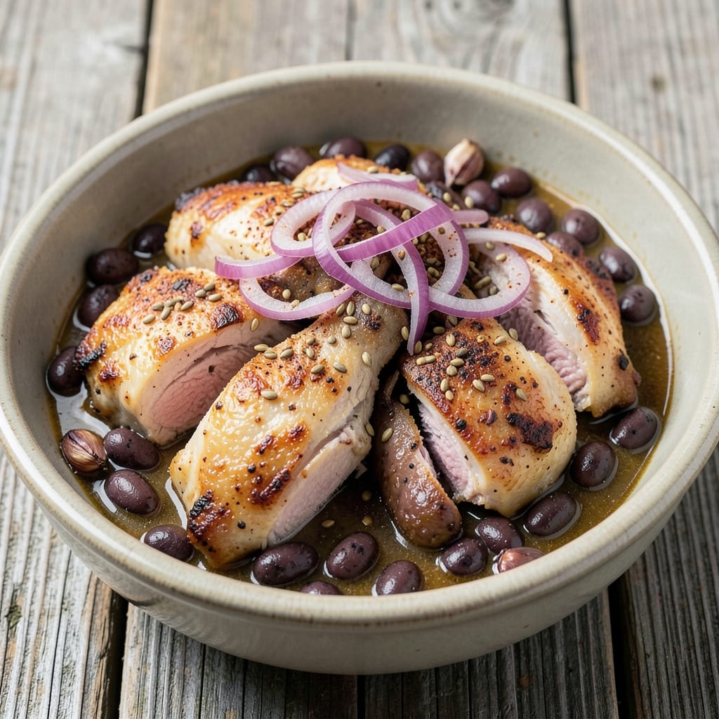 Beans and Chicken Crock Pot Recipe: Smoky Garlic-Spiced One-Pot Magic