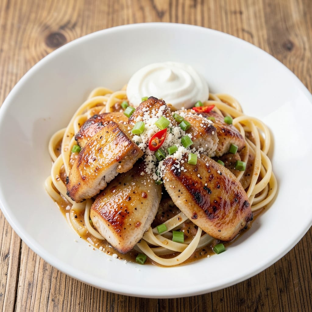 Birds Eye Garlic Chicken Pasta Recipe: Spicy Celery-Crusted Bites With Fragrant Yogurt Streaks