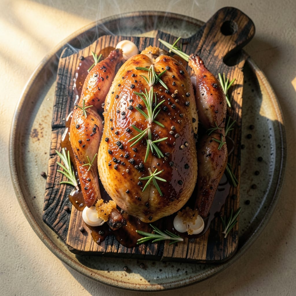 Big Green Egg Smoked Whole Chicken Recipe: Smoky Bark and Juicy Golden Meat