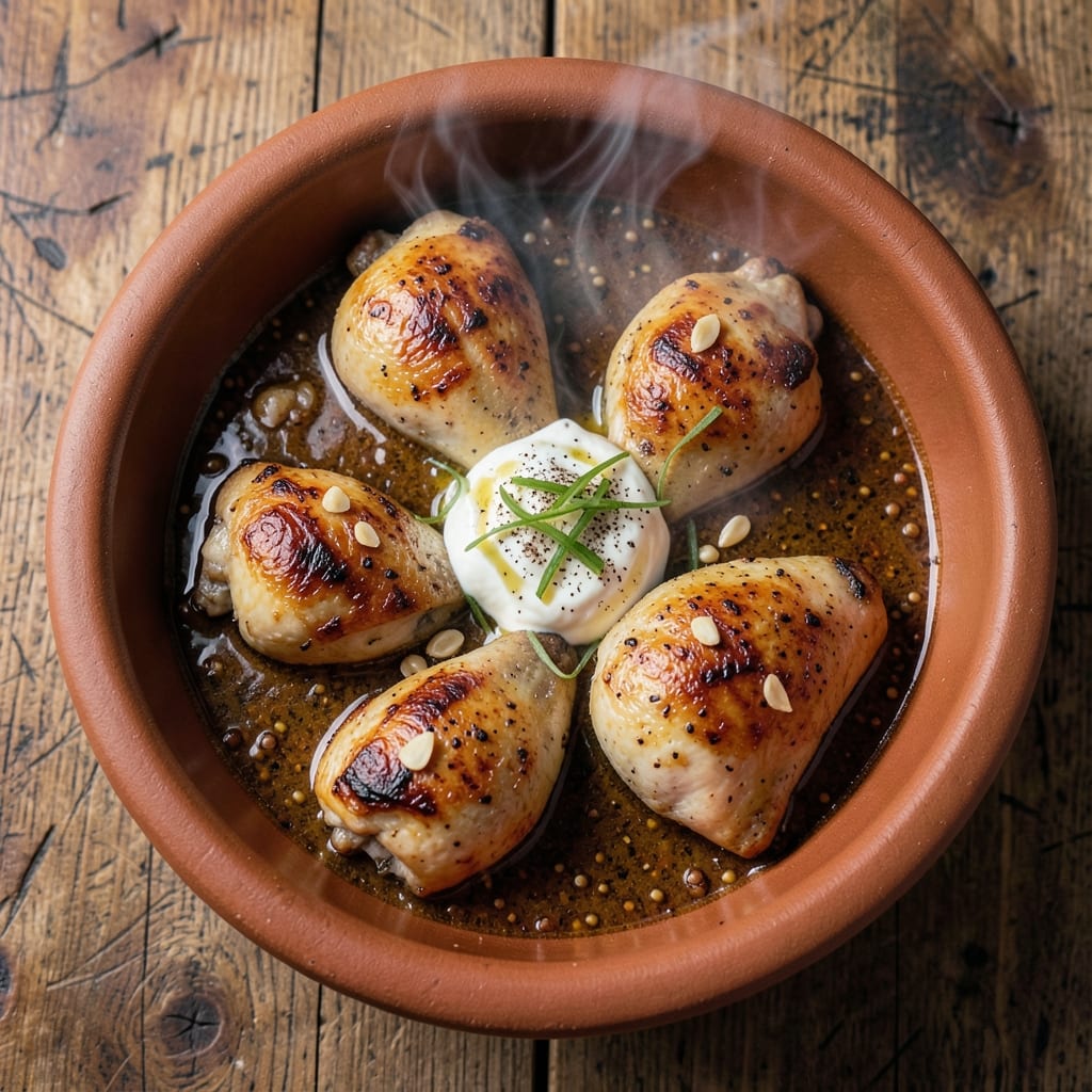 Anglo-Indian Chicken Roast Recipe: Spiced Yogurt Marination for Juicy Dark Meat Magic