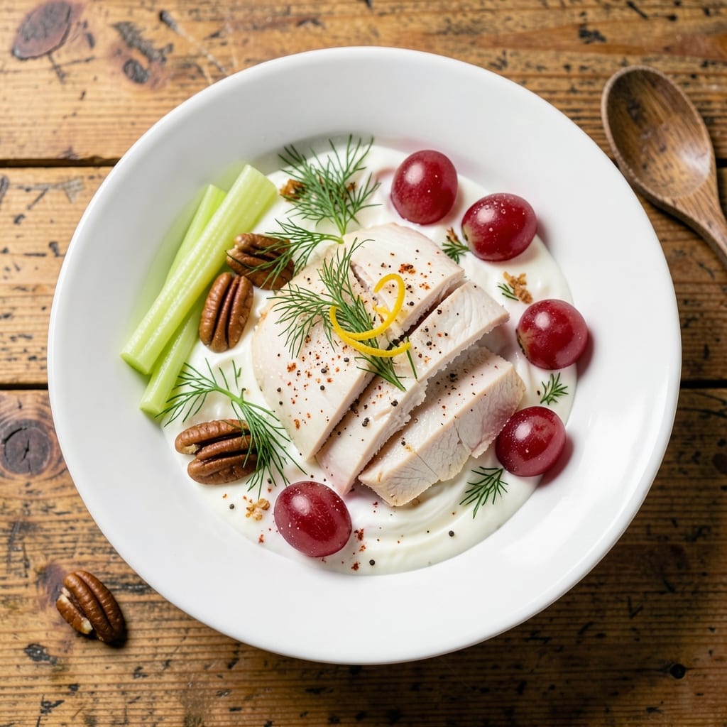 Atwater's Chicken Salad Recipe: Crispy Celery Crunch With Herbed Yogurt Streaks