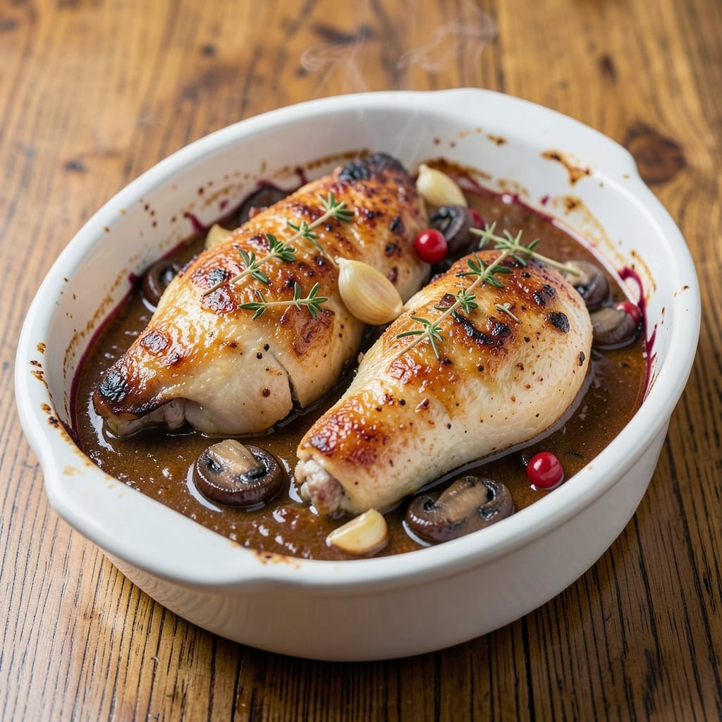 Baked Chicken and Mushroom Sauce Recipe: Umami-Rich Pan Sauce That Elevates Leftovers