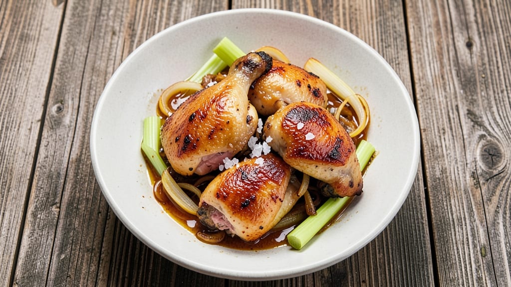 Ina Garten's Chicken Thigh Recipe: Crispy-Skinned Comfort with Celery Vinegar Velout