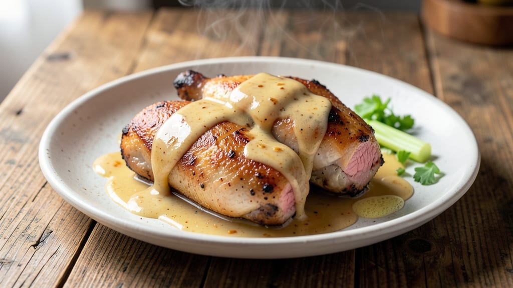 Lawry's Chicken Recipe: Celery-Vinegar Velout Sauce That Sticks Like Glue