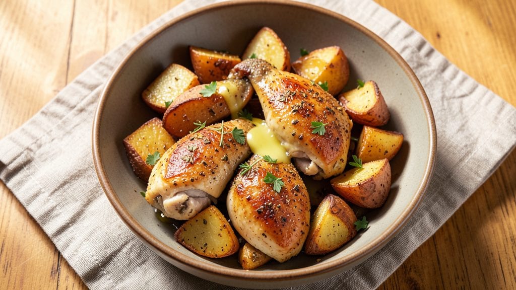 McCormick Chicken And Potatoes Recipe: One-Pan Roast With Herby Gravy